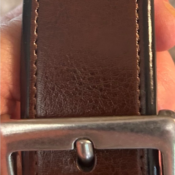 Men’s Perry Ellis Reversible Leather Belt. Brown and Black. - Picture 2 of 4